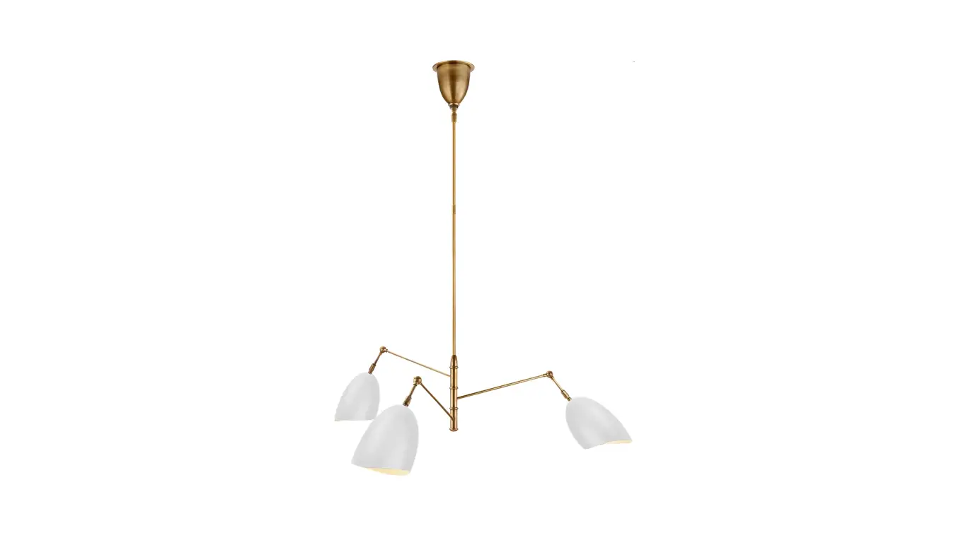 Visual Comfort Arn 5008 Sommerard Medium Triple-arm Chandelier Instruction Manual