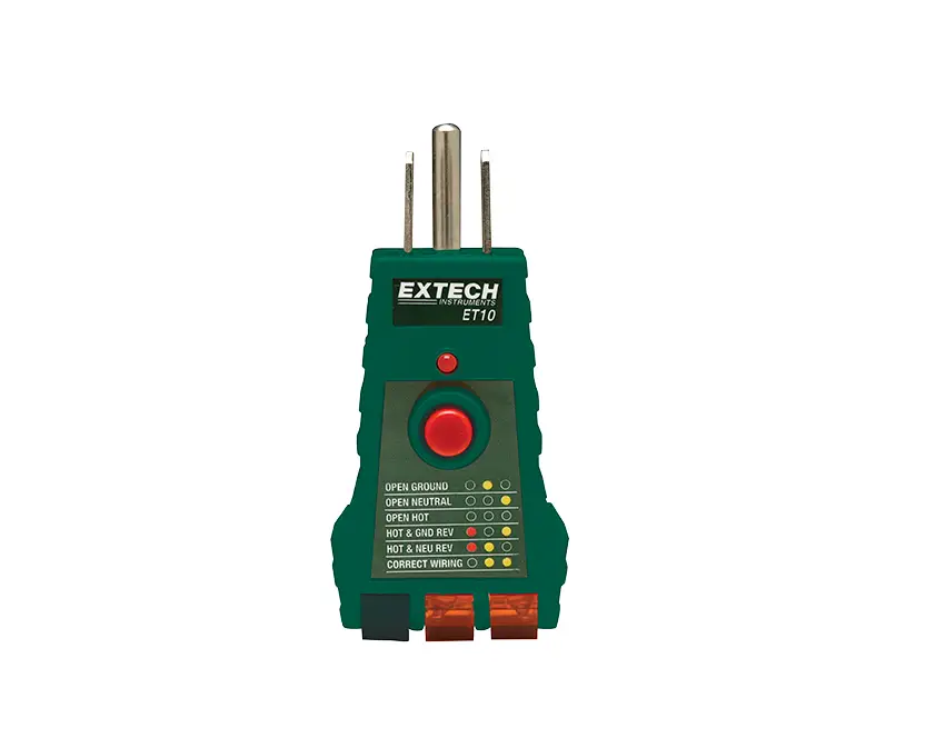 Extech Et10 Gfci Receptacle Tester User Manual Extech Et10 Gfci Receptacle Tester User Manual