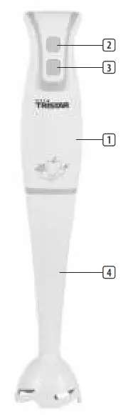 TRISTAR MX 4800 Hand Blender - FIG