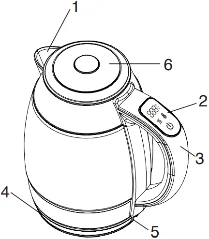 salton GK2077 1.7L Temperature Control Kettle B2