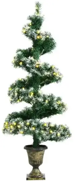 COSTWAY-4-ft.-Pre-lit-Spiral-Snowy-Artificial-Christmas-Tree-product