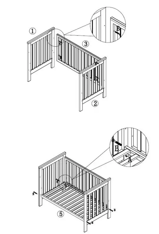 babyco-4014661-Classic-Pine-COT-Bed-fig-2