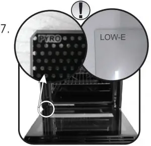 REMOVAL AND CLEANING OF THE GLASS DOOR