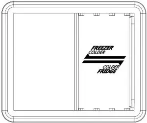 REFRIGERATOR TEMPERATURE CONTROLLING KNOB