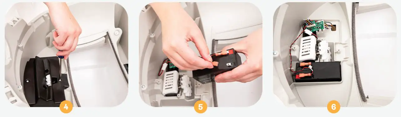 litter robot LR4 Backup Battery fig 2