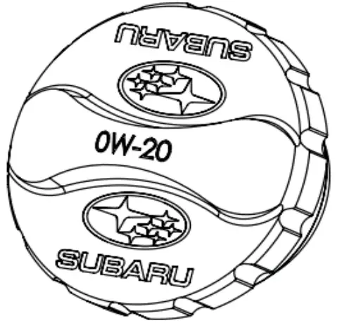 SUBARU 2021 2022 Oil Cap 0W 20