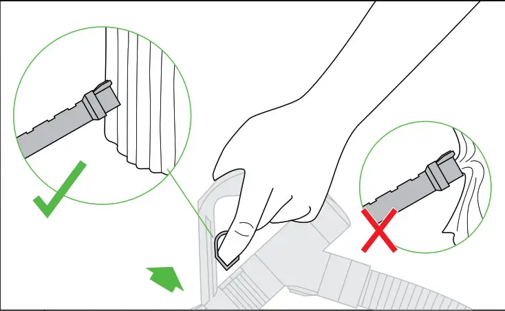 dyson Vacuum Cleaner-Suction release