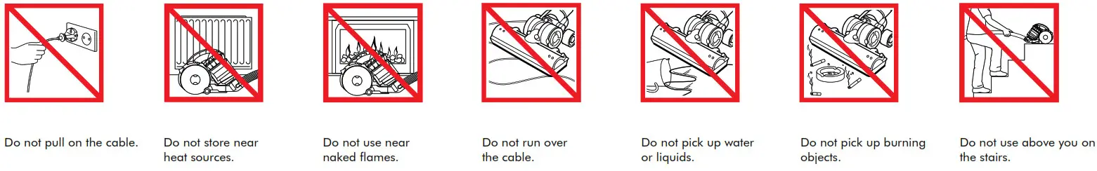 dyson Vacuum Cleaner--heat