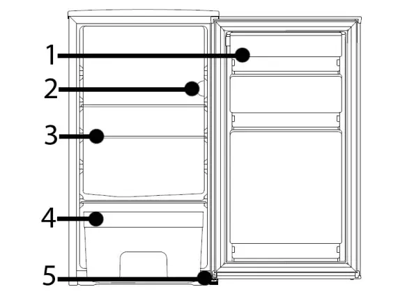 BOMANN VS 7231.1 Household Larder Refrigerators - Parts