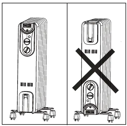 SENCOR SOH 3209WH Electric Oil Filled Radiator fig 3