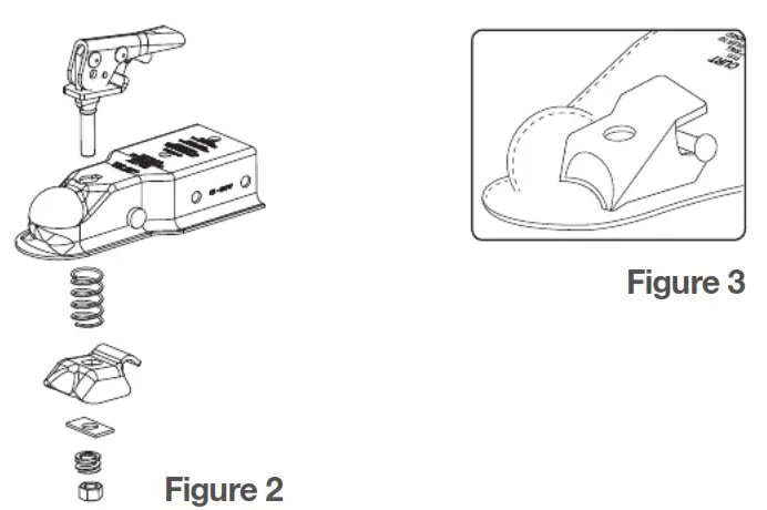 CURT 25094 Posi-Lock Coupler Replacement Latch - Figure 2