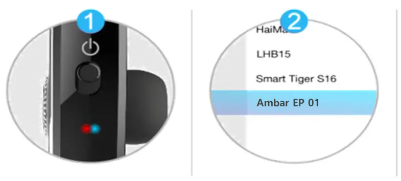 Ambar EP 01 Bluetooth Earpiece - Simple Two Stape