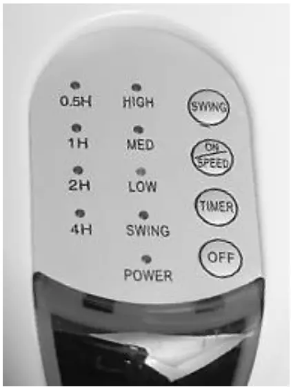 Goldair GCWF100 40cm Wall Fan with Remote - fig 6