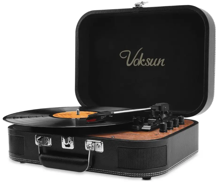 Voksun-Record-Player-Bluetooth-Turntable-with-Built-in-Speakers