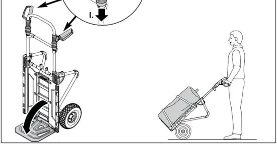 FIG 6 Hand-truck mode