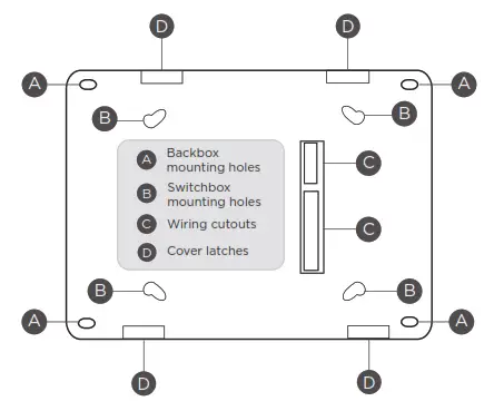 Digital Monitoring Products LT 0883 7000 Series Thinline Keypad- Surface keypad