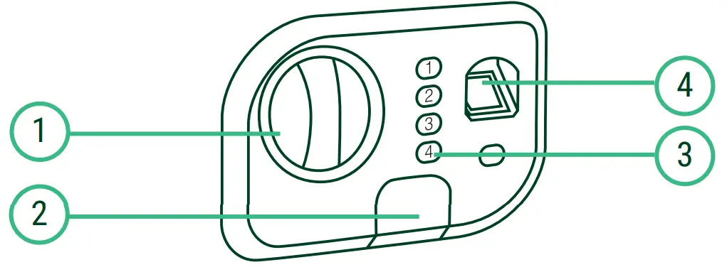 ARREGUI Digital Safe with Fingerprint - fIG