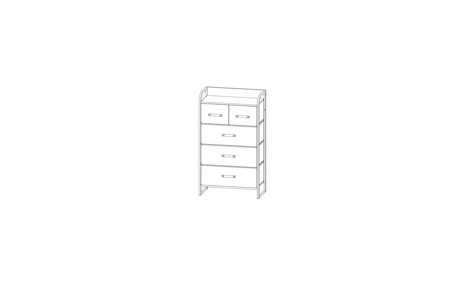Yitahome Ftbfsd-0029-e 5-drawer Storage Chest User Manual