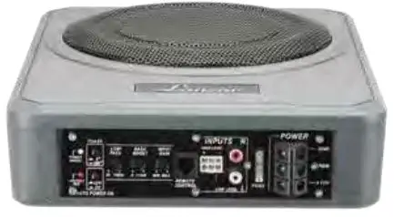 PYLE Lanzar SBA8A 8 Inch 600W Low Profile Active Amplified Car Audio Subwoofer System User Manual - Features