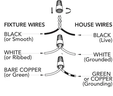 Hunter 19887 Nolita Six Light Chandelier - WIRES