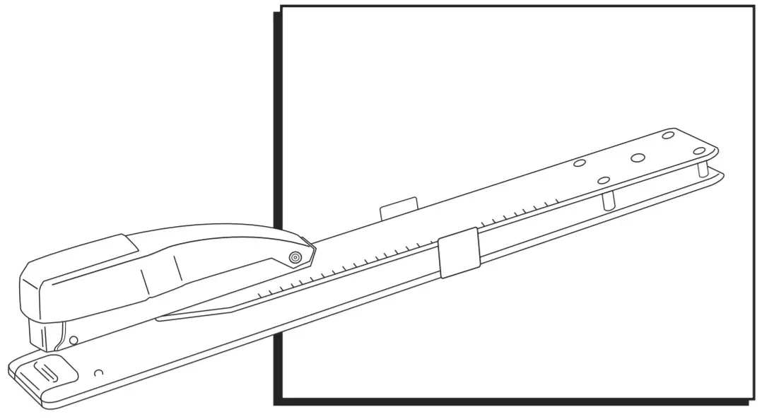 ULINE H-3067 SWINGLINE Long Reach Desktop Stapler