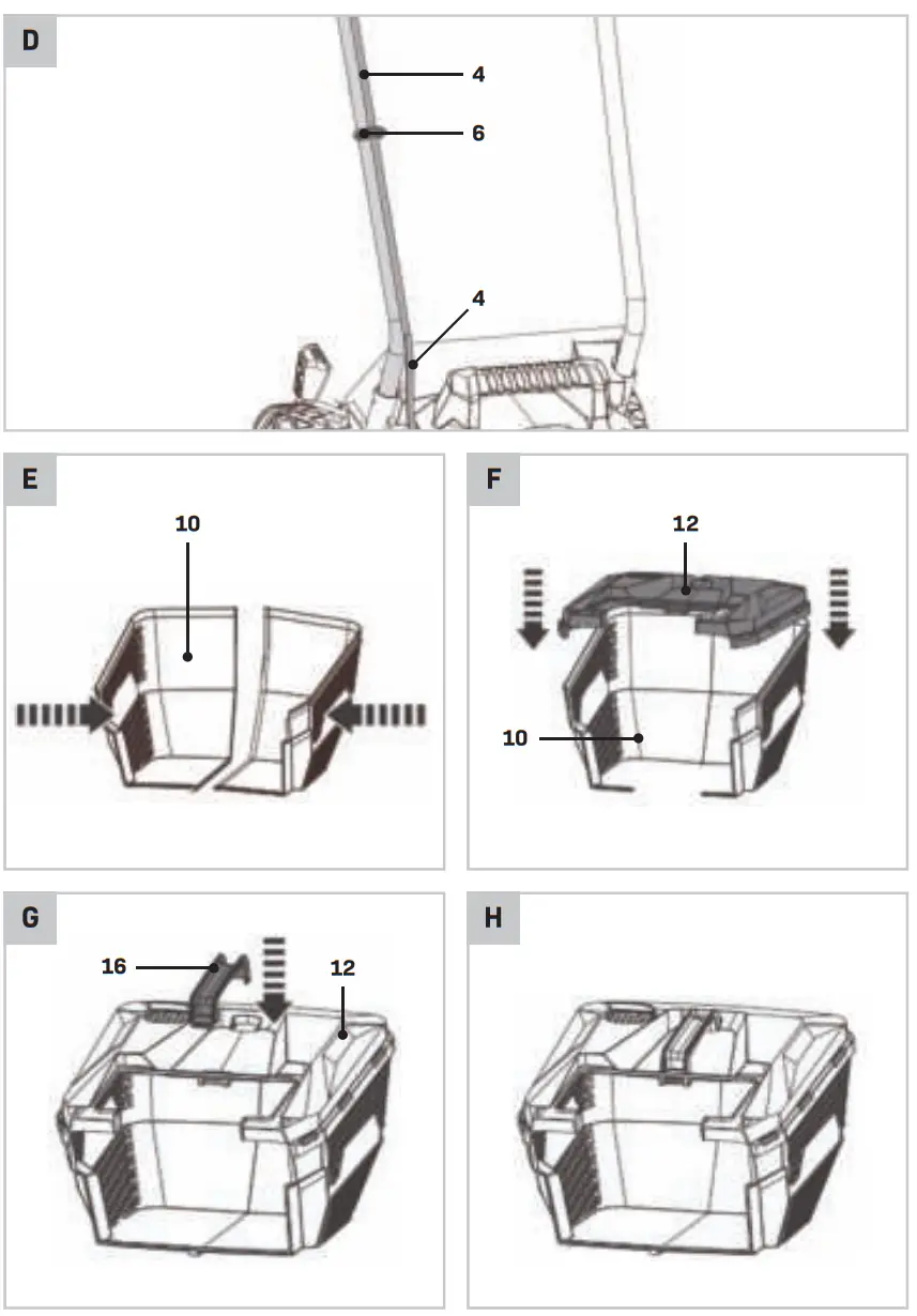 VONROC LM504DC Lawnmower fig 3