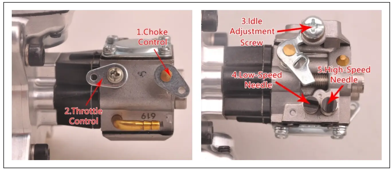 CRRCpro GP36R Two Stroke Gasoline Engine Vacuum Pump - fig 1