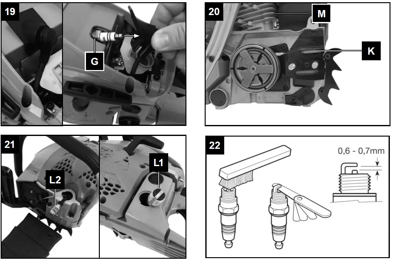 scheppach CSP53-45 Petrol Chain Saw 7