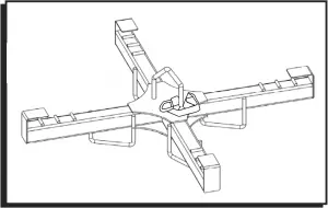 ULINE H-8780 Bulk Bag Lifter