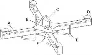 ULINE H-8780 Bulk Bag Lifter-A