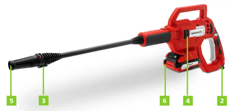 GREENCUT JET200L Pressure Washer - DETAILED DESCRIPTION OF THE PRODUCT