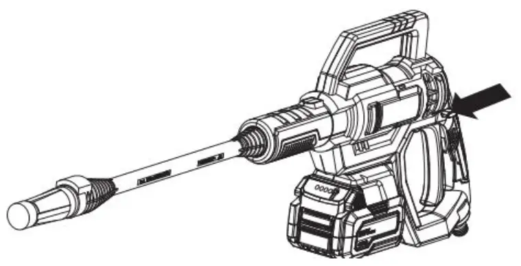 GREENCUT JET200L Pressure Washer - nozzle