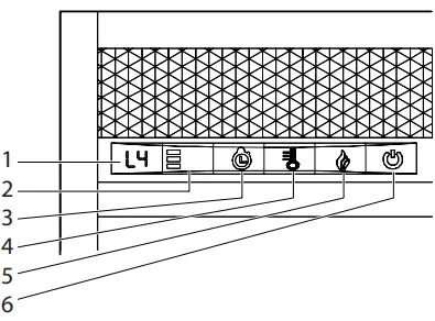 VIVOHOME X002WIUOEB Wall-Mount Electric Fireplace Heater-FIG4