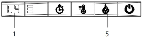 VIVOHOME X002WIUOEB Wall-Mount Electric Fireplace Heater-FIG8