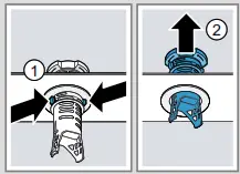 SIEMENS SX63HX60AE Fully Integrated Dishwasher - Cleaning filters3