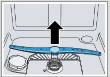 SIEMENS SX63HX60AE Fully Integrated Dishwasher - spray arms1