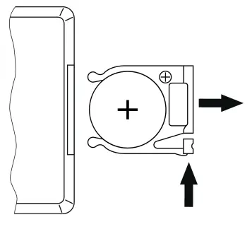 SIRUS MP1 media player - Insert the battery into the