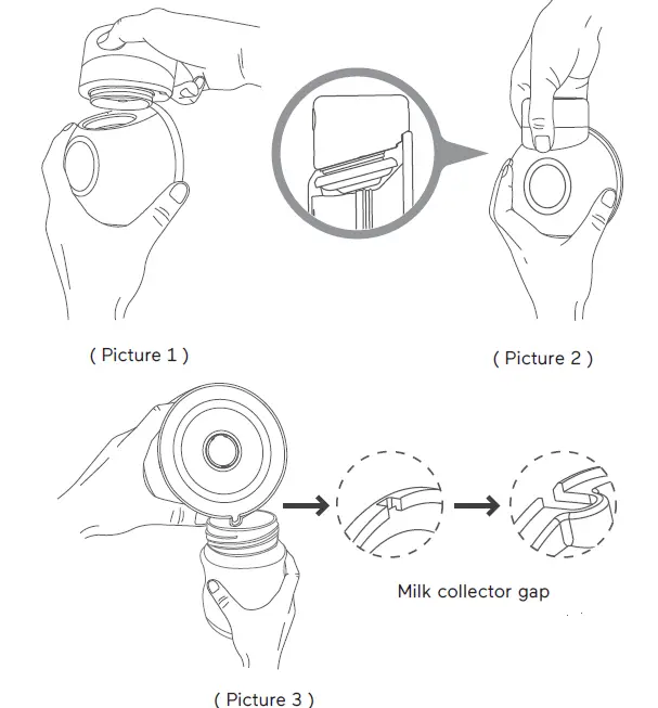 MOMCOZY S12 9 Levels Wearable Electric Breast Pump 16