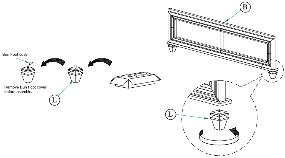 Best Quality Furniture 9749 Venetian 6 Piece Champagne Eastern King Bedroom Set - Figure 39