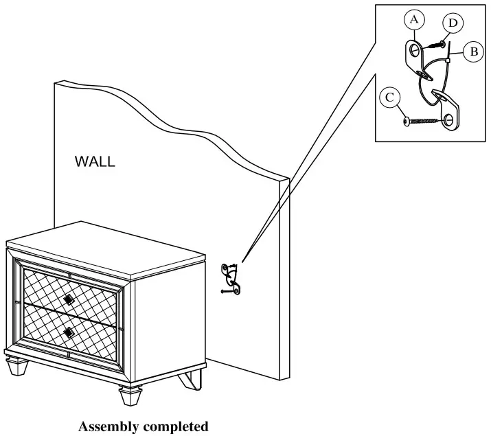 Best Quality Furniture 9749 Venetian 6 Piece Champagne Eastern King Bedroom Set - Figure 49