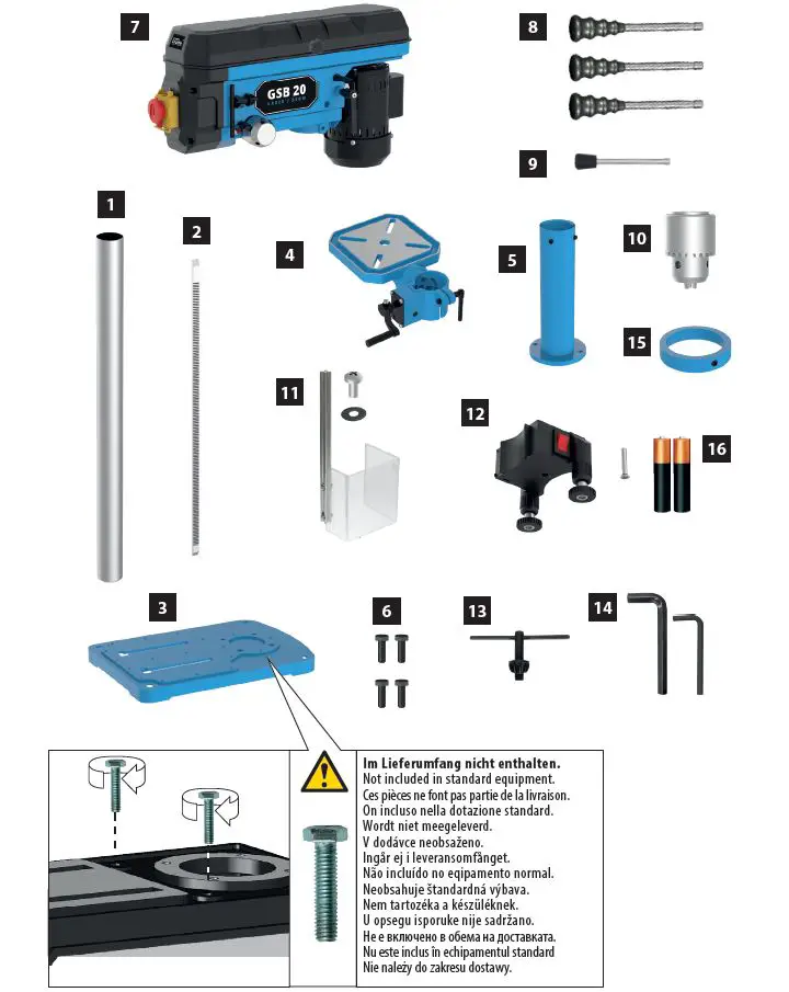 Gude-55209-GSB-20-Laser-500W-Pillar-Drill-fig-1