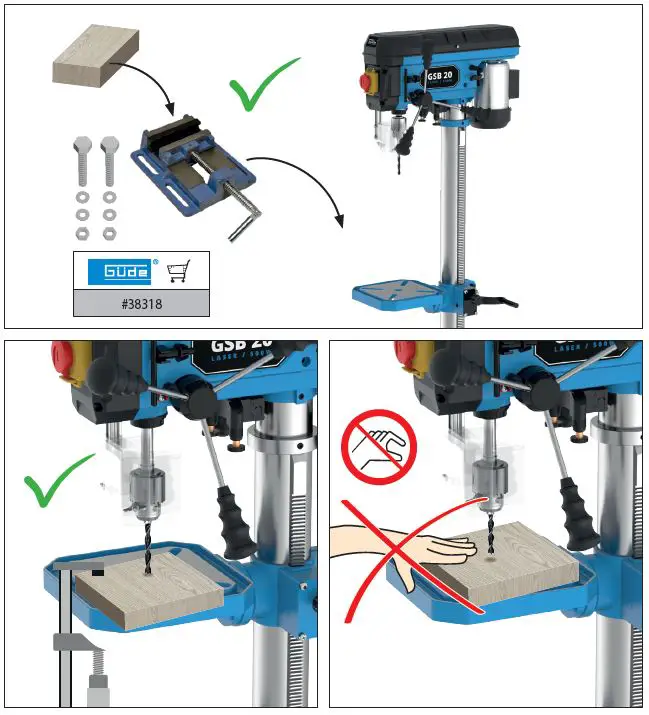 Gude-55209-GSB-20-Laser-500W-Pillar-Drill-fig-10