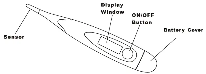 Digital Clinical Thermometer Kd-153 Instruction Manual
