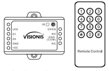 VISIONIS-VIS-MINI-CNTRL-Door -for-Access-Control-Systems-with-No-Software-fig-1