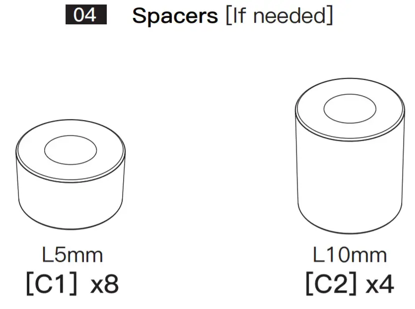 PERLESMITH PSSL1 TV Wall Mount - Hardware4