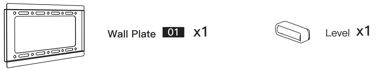 PERLESMITH PSSL1 TV Wall Mount - Hardware6