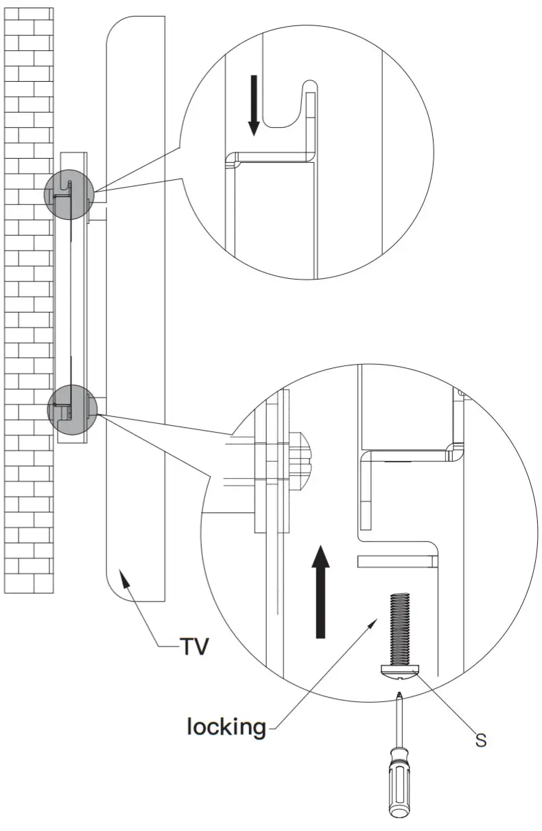 PERLESMITH PSSL1 TV Wall Mount - Step32