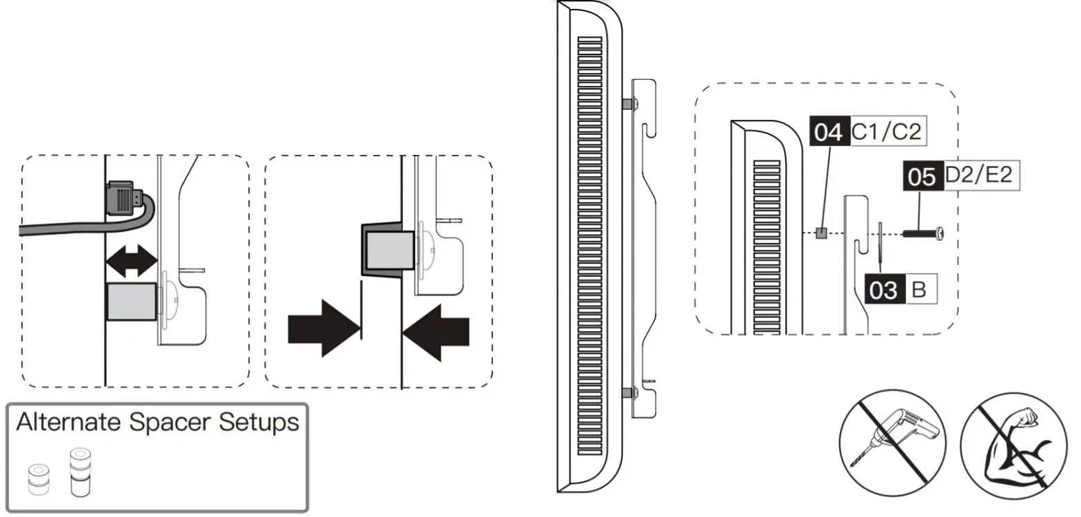PERLESMITH PSSL1 TV Wall Mount - Step9