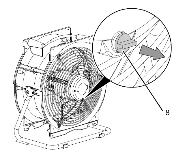 TROTEC TTV4500HP 18 Inches AXIAL Fan 5