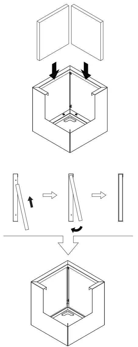 veradek OUTDOOR CUVSMCS Metallic Series Cube Small Planter fig 9